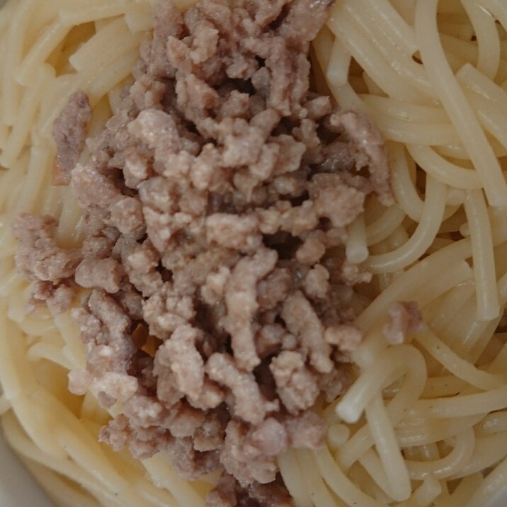 離乳食完了期 肉味噌パスタ